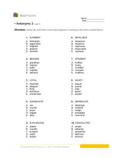 Antonyms 3 - English for Everyone