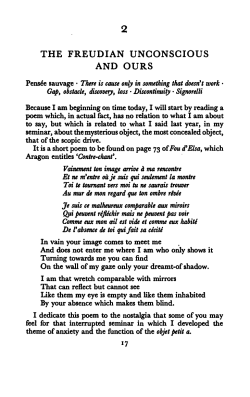 THE FREUDIAN UNCONSCIOUS