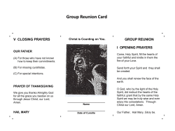 Group Reunion Card