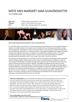 m&ouml;te med margr&eacute;t sara gudj&oacute;nsdottir