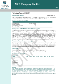 XYZ Company Limited