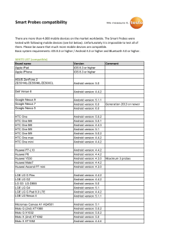 Smart Probes compatibility