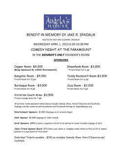 benefit in memory of jake r. spadalik