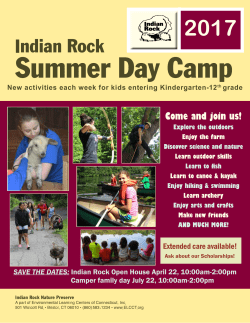 Full Brochure (3 mb pdf) - Environmental Learning Centers of