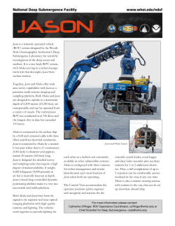Jason - Woods Hole Oceanographic Institution