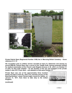 1190023 Private Patrick Ryan