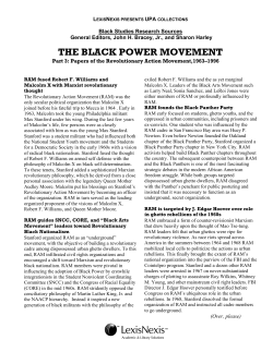 the black power movement