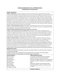Understanding Structures and Mechanisms