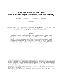 Under the Cover of Darkness: How Ambient Light