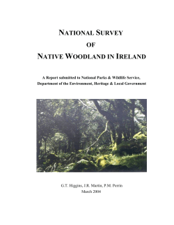 The potential natural vegetation of most of Ireland is woodland