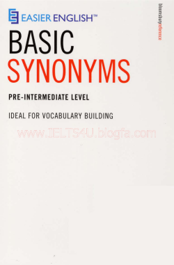 Easier English Basic Synonyms - ielts