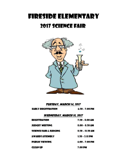2017 Science Fair Packet.