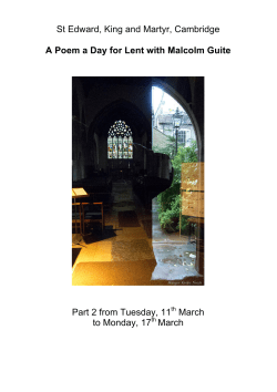 MG`s Poems for Lent Part 2