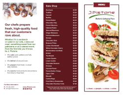 Our chefs prepare fresh, high-quality food that our customers rave