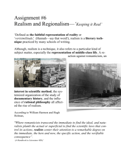 Assignment #6: Realism with a Dash of