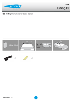 Fitting Kit - The Roof Box Company