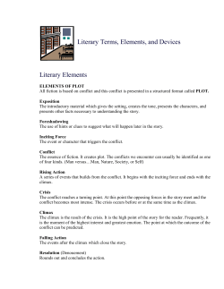 Literary Terms, Elements, and Devices Literary Elements