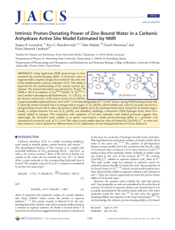 Intrinsic Proton-Donating Power of Zinc