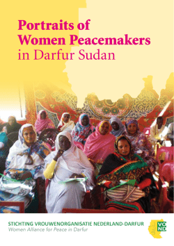 Portraits of Women Peacemakers in Darfur Sudan