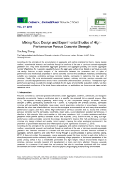 Mixing Ratio Design and Experimental Studies of High