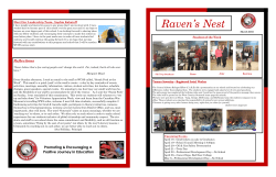the newsletter - West Country Outreach School