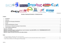 guidance on the use of biocides in cleaning and disinfection