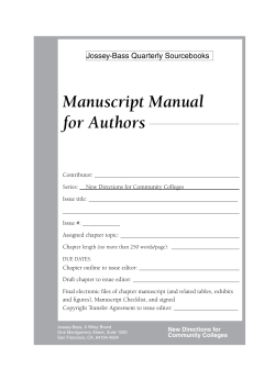 NDCC Author Manuscript Manual
