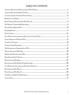 TABLE OF CONTENTS - Write Bonnie Rose