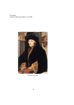 Erasmus, Luther, and the Ottoman Turks: A Divergence of Theology