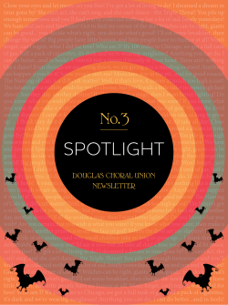 Spotlight 3 - Douglas Choral Union