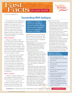 Succeeding With Epilepsy