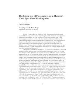 Their Eyes Were Watching God