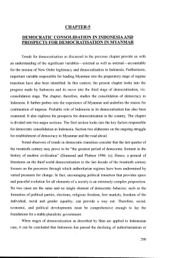 chapter-5 democratic consolidation in indonesia and