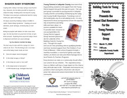shaken baby syndrome - Lafayette County Health Department