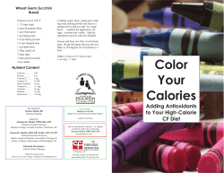color your calories