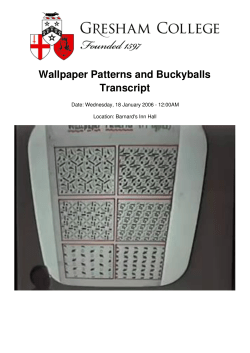 Transcript Wallpaper Patterns and Buckyballs