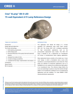 Cree XLamp XB-D LED 75-watt Equivalent A19