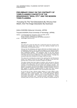 preli̇mi̇nary essay on the conti̇nui̇ty of town - FAU