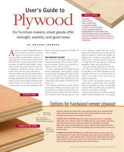 User`s Guide to Plywood