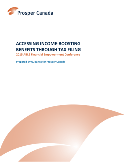 Accessing Income-Boosting Benefits through Tax