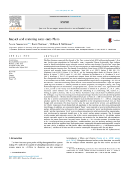 Impact and cratering rates onto Pluto