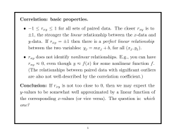 The regression line 1