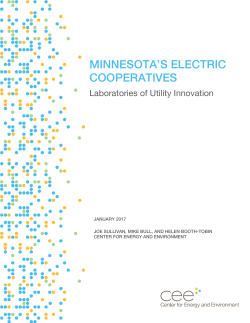 Minnesota`s Electric Cooperatives: Laboratories of Utility Innovation