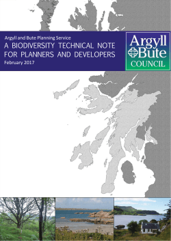 Biodiversity Technical Note Feb 2017, 13/02/2017 Pre