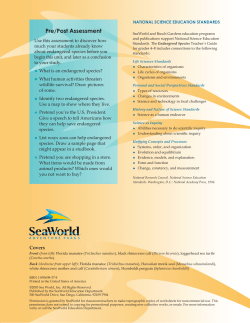 Endangered Species 4&ndash;8