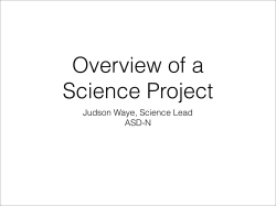 1 hour science project overview