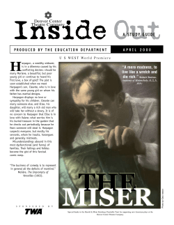 A Study Guide - Denver Center for the Performing Arts