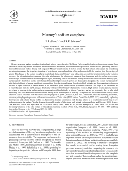 Mercury`s sodium exosphere