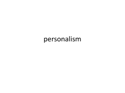Personalism
