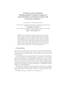Towards system optimum: Finding optimal routing - TU Berlin